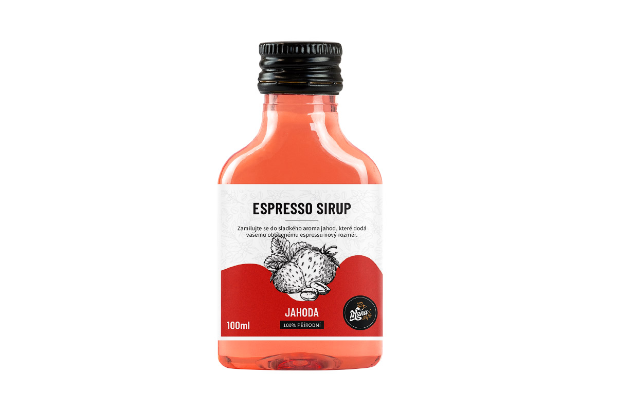 Espresso sirup Jahoda - 100 ml