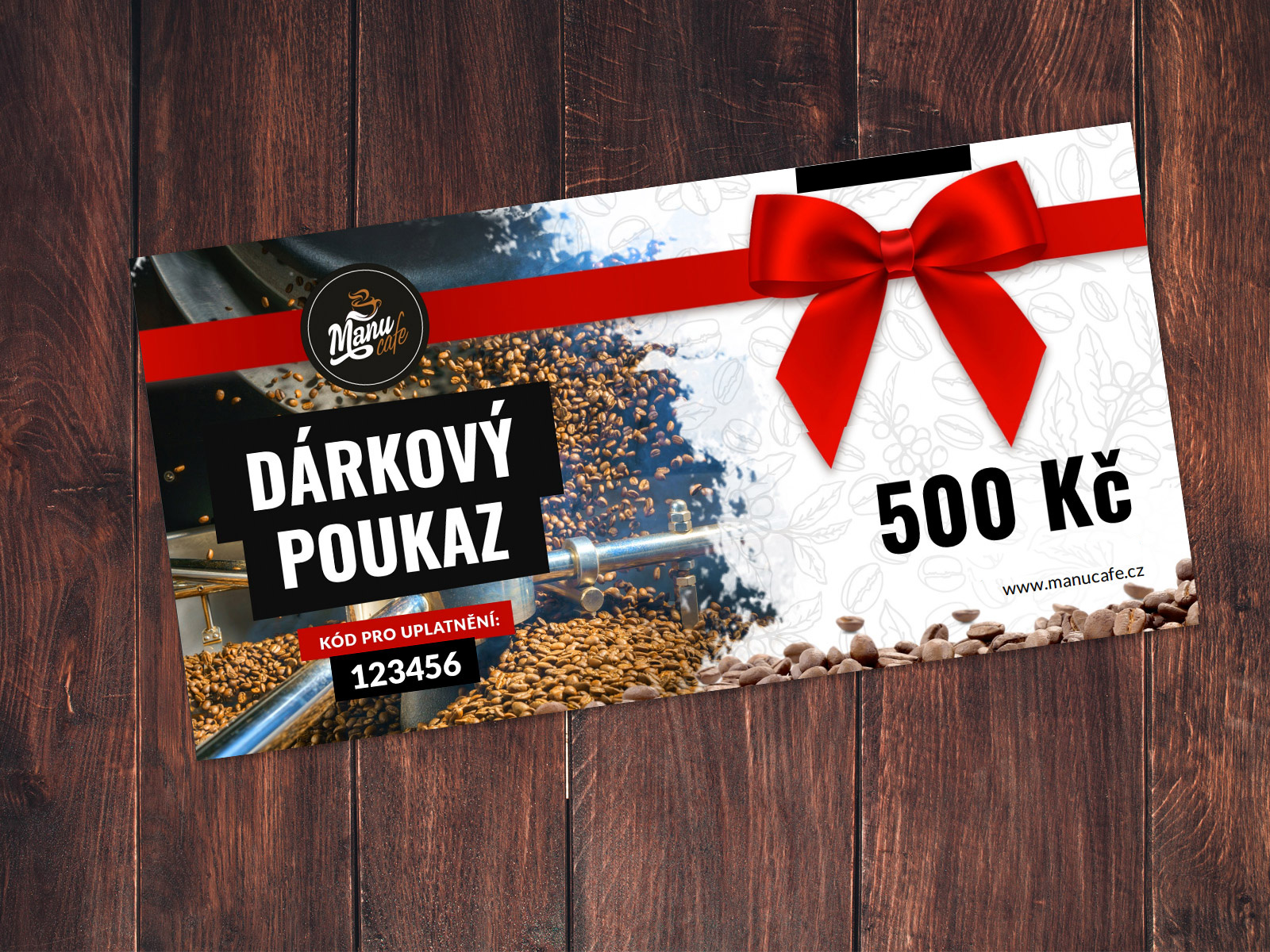 Dárkový poukaz na 500 CZK